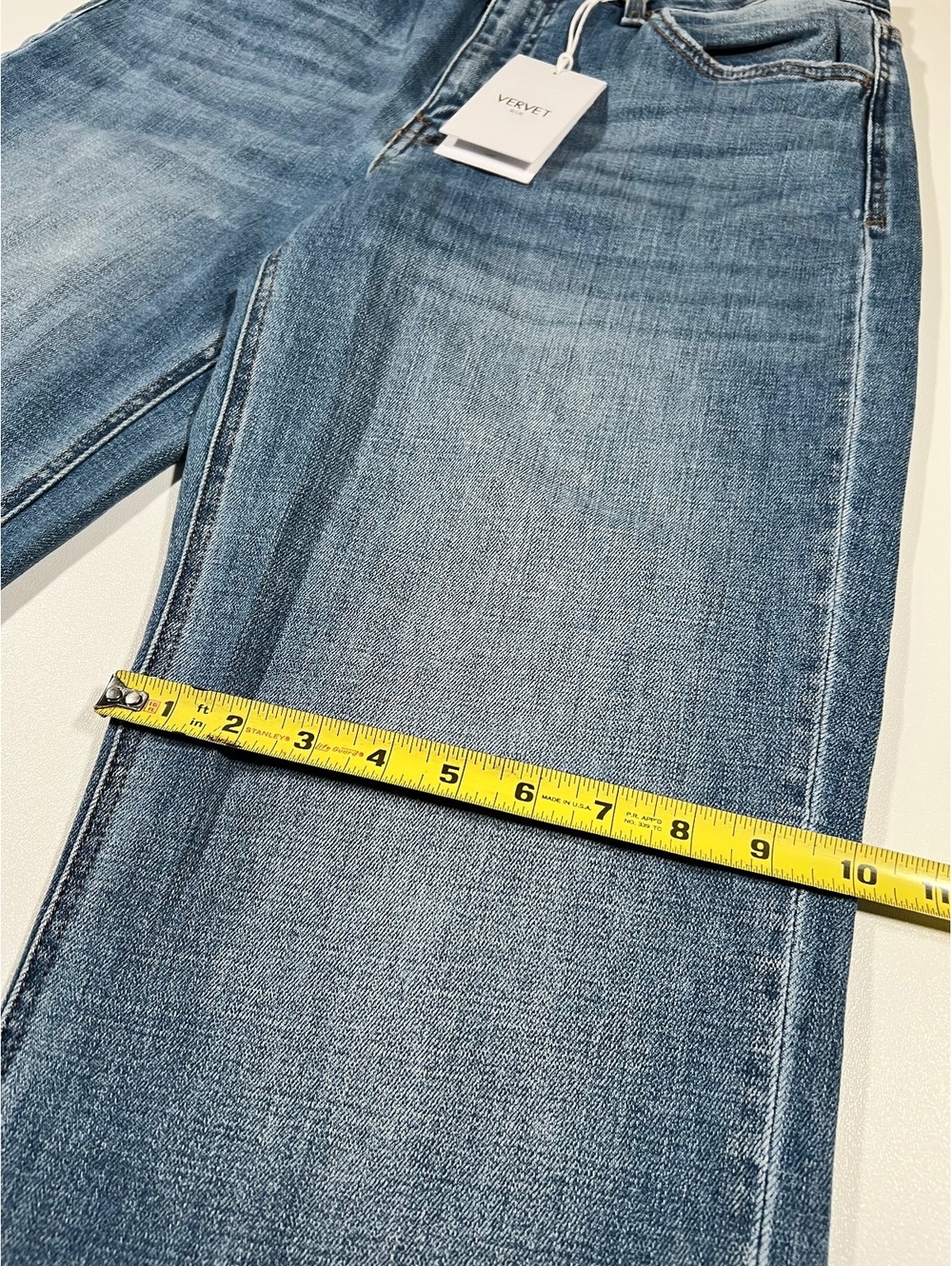Vervet by Blue Jeans Kendall High-Rise Dad Jeans Women's Size 30 Distressed - Picture 7 of 7